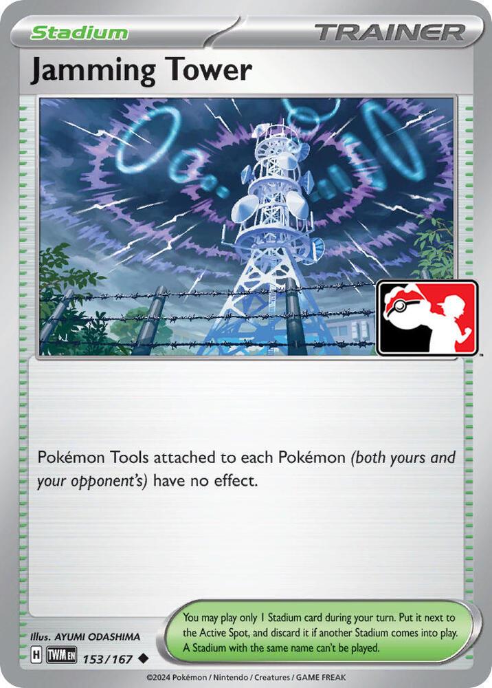Twilight Masquerade Jamming Tower [Prize-Pack] Pokémon card